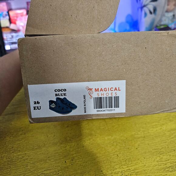 Magical Shoes Children's Barefoot Shoes Coco Blue EU 26 US Kid 10 NEW NEVER WORN - Picture 5 of 6